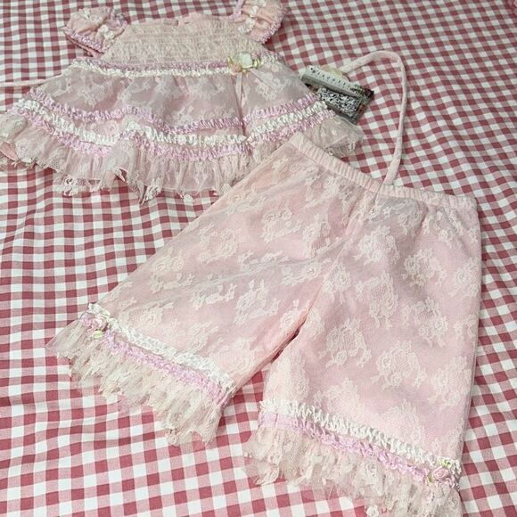 Baby biscotti tulle rosette outfit 24m - Picture 1 of 4